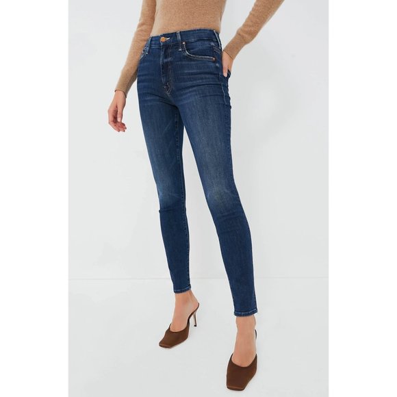 Jean Skinny MOTHER The Looker Brodé - Taille 27 | Neuf Sans étiquettes